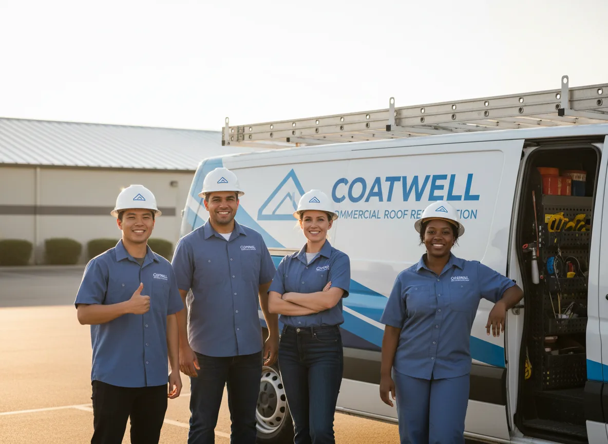 Commercial roof coating company in Buckingham, IA